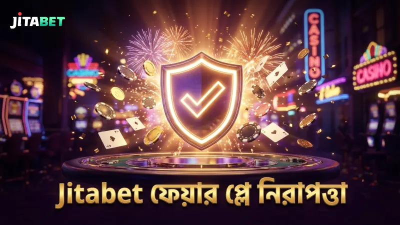 Jitabet প্ল্যাটফর্মে ফেয়ার প্লে সিস্টেম নিশ্চিত করে নিরাপদ খেলা।