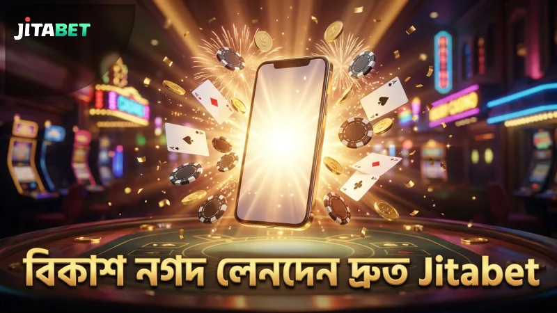 বিকাশ ও নগদে লেনদেন দ্রুত সম্পন্ন হয় Jitabet-এ