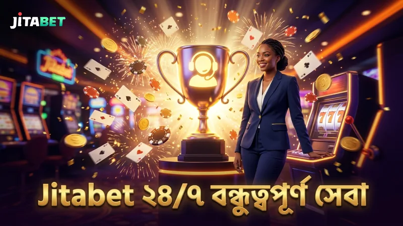 ২৪/৭ Jitabet কাস্টমার সার্ভিস টিমের বন্ধুত্বপূর্ণ সেবা।