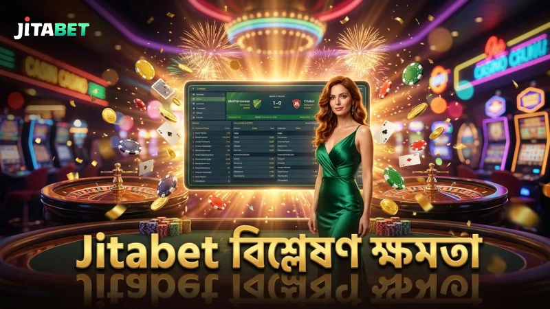Jitabet এর ডেটা বিশ্লেষণ বাজির সিদ্ধান্তকে উন্নত করে।