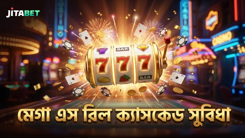 মেগা এস রিল ক্যাসকেড গেমপ্লে উত্তম জেতার সুযোগ বাড়ায়