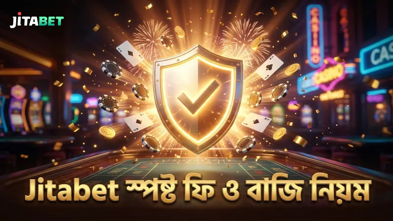 স্বচ্ছ ফি ও ওয়েজারিং গণনা Jitabet ব্যবহারকারীদের জন্য নিরাপদ