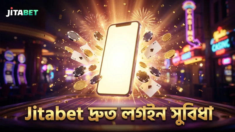 দ্রুত লগইন ও বাজি ধরায় Jitabet প্ল্যাটফর্মের সুবিধা