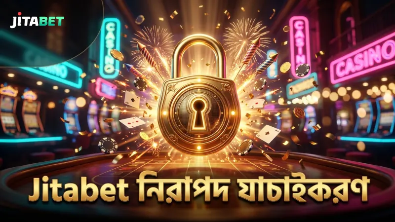 নিরাপদ লেনদেন ও যাচাইকরণ Jitabet এ খেলোয়াড়দের নিরাপত্তা দেয়