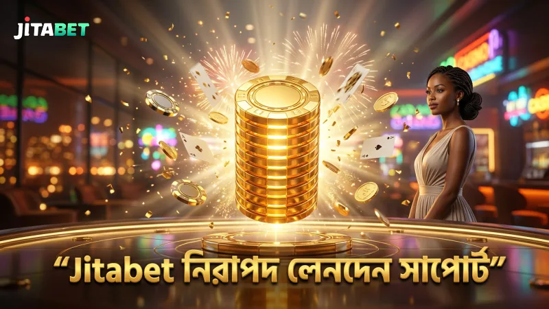 নিরাপদ লেনদেনের জন্য Jitabet ক্যাসিনো ২৪/৭ সাপোর্ট প্রদান করে।